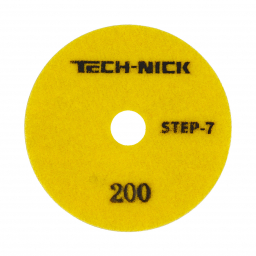 агшк tech-nick step-7 100*3,5 мм №200 гранит, мрамор, сухая и мокрая шлифовка