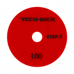 агшк tech-nick step-7 100*3,5 мм №100 гранит, мрамор, сухая и мокрая шлифовка