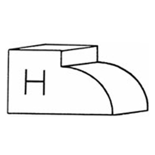 фреза профильная алмазная по граниту и мрамору h-30 (pos.2), вакуумное спекание tuk