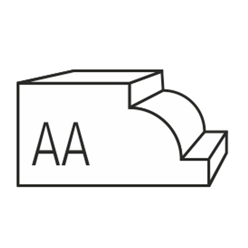 фреза профильная aa-20/r10 (№ 1)  | спекание (гранит) hu gy