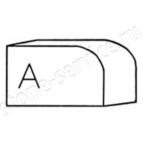 фреза профильная a-30 (#30/40) сегментная | спекание (гранит) diam-s