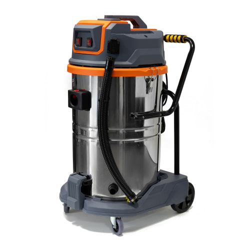 пылесос строительный с розеткой для сухой и влажной уборки diamaster vq-70 3,0квт