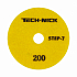 агшк tech-nick step-7 100*3,5 мм №200 гранит, мрамор, сухая и мокрая шлифовка