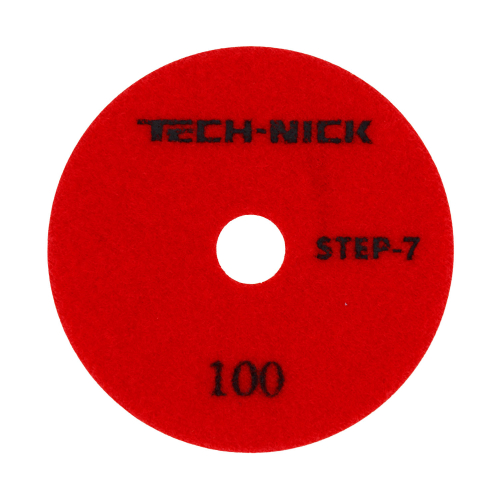 агшк tech-nick step-7 100*3,5 мм №100 гранит, мрамор, сухая и мокрая шлифовка