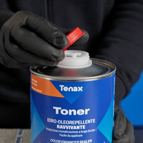 пропитка водоотталкивающая для камня tenax toner (усилитель цвета, пищевая безопасность) 1л
