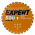 диск алмазный отрезной сегментный expert 500*25,4*4,2 мм кирпич/асфальт сухой-мокрый рез diamaster