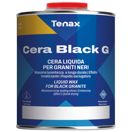 воск для полировки гранита жидкий cera black g черный 1л tenax