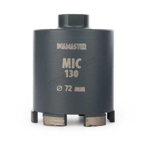 алмазная коронка по бетону для подрозетников mic-130 72 мм m16 сухой рез laser diamaster