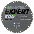 диск алмазный отрезной сегментный expert 600*25,4*4,2 мм бетон/железобетон сухой-мокрый рез diamaster