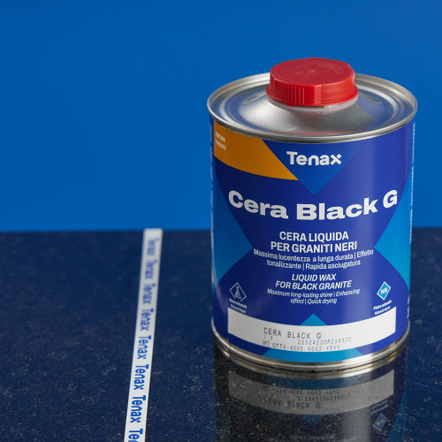воск для полировки гранита жидкий cera black g черный 1л tenax