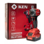 винтоверт аккумуляторный бесщеточный ударный (импакт) bl6720d-40c ken