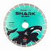 диск алмазный отрезной сегментный бесшумный shark silent 350*60/50*(44/40*3,2*15) мм arix гранит мокрый рез tech-nick