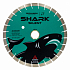 диск алмазный отрезной сегментный бесшумный shark silent 400*60/50*3,6*20 мм arix гранит мокрый рез tech-nick
