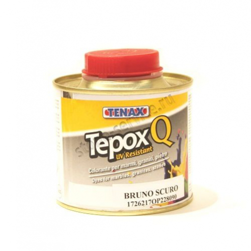 краситель для эпоксидного клея tepox-q blue brilliante синий жидкий 0,25л tenax