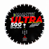 диск алмазный отрезной сегментный laser ultra 500*25,4/20,0*4,0 мм асфальт сухой-мокрый рез diamaster