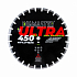 диск алмазный отрезной сегментный laser ultra 450*25,4*4,0 мм асфальт сухой-мокрый рез diamaster