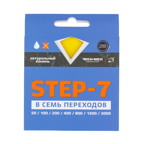 агшк tech-nick step-7 100*3,5 мм №200 гранит, мрамор, сухая и мокрая шлифовка