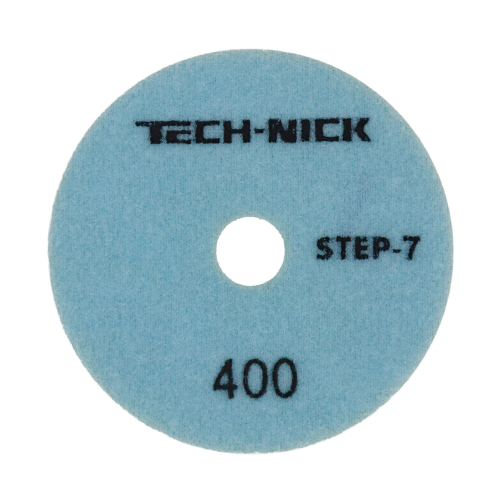 агшк tech-nick step-7 100*3,5 мм №400 гранит, мрамор, сухая и мокрая шлифовка