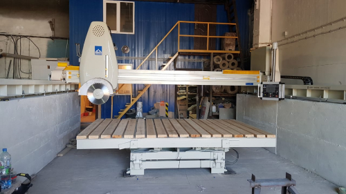 мостовой камнерезный однодисковый станок zdcq-600 shengda