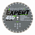 диск алмазный отрезной сегментный expert 450*25,4*3,6 мм бетон/железобетон сухой-мокрый рез diamaster