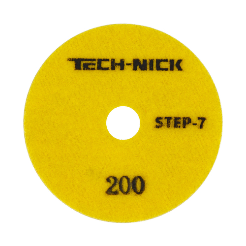 агшк tech-nick step-7 100*3,5 мм №200 гранит, мрамор, сухая и мокрая шлифовка