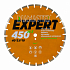 диск алмазный отрезной сегментный expert 450*25,4*3,6 мм кирпич/асфальт сухой-мокрый рез diamaster