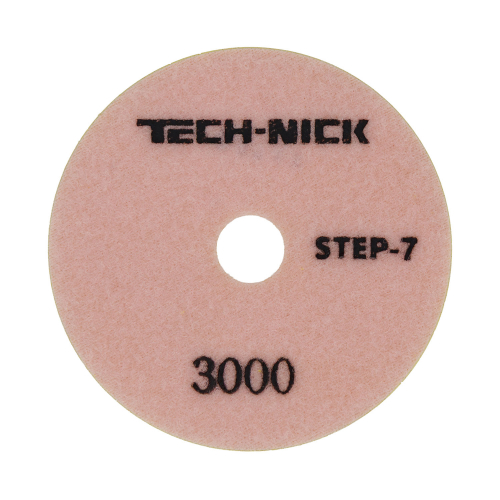 агшк tech-nick step-7 100*3,5 мм №3000 гранит, мрамор, сухая и мокрая шлифовка