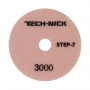 агшк tech-nick step-7 100*3,5 мм №3000 гранит, мрамор, сухая и мокрая шлифовка