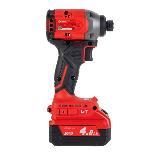 винтоверт аккумуляторный бесщеточный ударный (импакт) bl6720d-40c ken