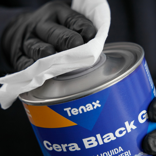 воск для полировки гранита жидкий cera black g черный 1л tenax